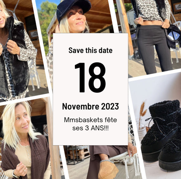 🎉 Anniversaire de Mmsbaskets - 3 ans de style et de tendance! 🎉